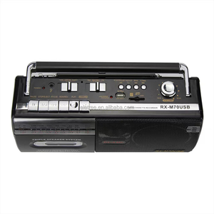 Radio Portatile <span class=keywords><strong>Vintage</strong></span> Rx-M71Usb M70 M-71U con Lettore di Cassette USB, Radio FM AM SW a 4 Bande con MP3 Ricaricabile - Product Image 3