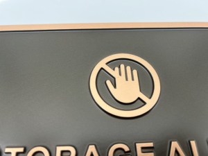 Di fascia alta, unico, moderno edificio per uffici personalizzato insegna della camera d'albergo nuova piastra della porta di Design - Product Image 5