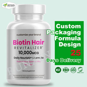 Biotine Softgel Capsules Supplementen Nad Plus Keratine Collageen Biotine Capsules Met Biologische Kokosolie - Product Image 1