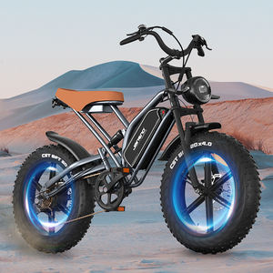 EE. UU. Almacén Listo Stock Bicicleta eléctrica 750W 20 pulgadas Todo terreno Neumático gordo E-bike Bicicleta eléctrica urbana 25 km/h Adulto Fatbike - Product Image 2
