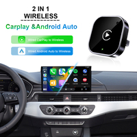 Adaptateur sans fil CarPlay Android Auto avec Smart Mini Design Portable et contrôle d'origine avec 1 an de garantie