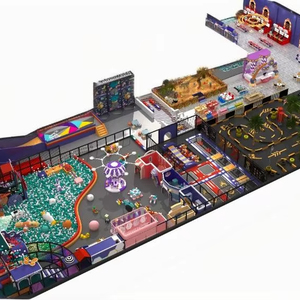 Wholesale Indoor/Outdoor Trampoline Park Facilities Amusement Park Roller Bridge Dodgeball Slide Sponge Pool With Wholesome Fun