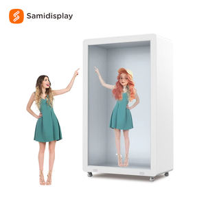 กล่องแสดงสินค้าโฆษณาแบบโปร่งใส LCD โฮโลแกรม 3 มิติ ขนาดเท่าคนจริง สำหรับขายส่ง - Product Image 1