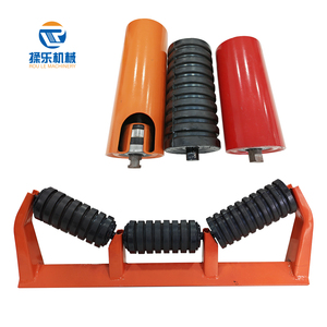 Rouleau de convoyeur à surface lisse recouvert de caoutchouc pour <span class=keywords><strong>la</strong></span> manutention du ciment en sac et des marchandises emballées - Product Image 1