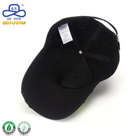 Nieuw Ontwerp Grote Gestreepte Logo Baseballpet 100% Polyester Oxford Stof Zwart Geblokkeerde Kleur Voor Unisex Street Casual Dagelijkse Kleding