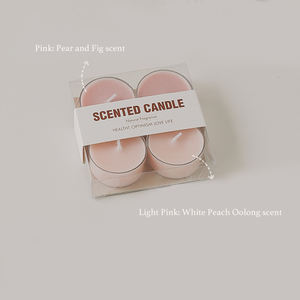 Tealight Scented Soy Wax <b>Candle</b> Cute Pack 4 Hours for <b>Valentine</b> for Weddings for Dinner Home Decor - Product Image 2