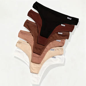 Slip <span class=keywords><strong>Sexy</strong></span> Hipster S-XL per Donna, Confezione da 6, Perizoma Femminile, Intimo Comodo in Cotone, Mutandine Sportive da Donna - Product Image 2