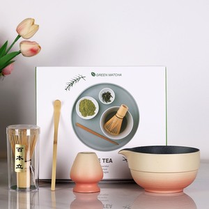 10 pezzi Kit Matcha frusta e ciotola con beccuccio e cucchiaio per misurare il tè giapponese per fare il Matcha frusta 7 pezzi - Product Image 5