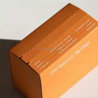 Boîte d'emballage en papier à bande détachable pour capsules de café, avec logo personnalisé imprimé – Offre Spéciale