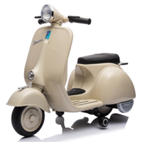 Mini moto électrique pour enfants sous licence 6V/12V, moto jouet à roulettes avec roues d'apprentissage pour les tout-petits, pour jouer en extérieur