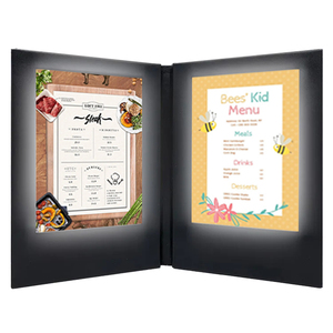 Tùy chỉnh Bảng <span class=keywords><strong>menu</strong></span> LED LED Bảng <span class=keywords><strong>menu</strong></span> 2 bảng điều chỉnh 4 ánh sáng xem LED <span class=keywords><strong>menu</strong></span> nhà hàng - Product Image 2