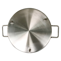 Wok en fonte robuste pour la construction, 40 cm, 50 cm, 60 cm, plaque chauffante et poêle à frire, adapté au barbecue en plein air, à la cuisine au feu de camp