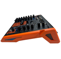 Console de mixage analogique métallique OEM SL4K pour diffusion en direct, 4 canaux, Type-C OTG, haute performance, avec fonction Loop-Back et effets audio professionnels