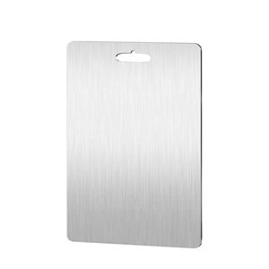 Rayshine Double Sided Stainless Steel Titanium Cutting Board Food Grade Dishwasher Safe Eco-Friendly Non-Stick Hangable Chopping - Product Image 1