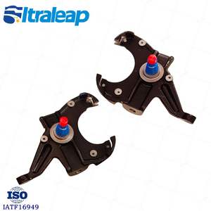 Chevy Truck 5 Kit de roue de conversion de frein à disque Lug Étriers noirs à revêtement en poudre DBK6370-5D - Product Image 3