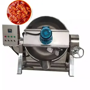 Full-automation Chilli Sauce Self Stirring Cooking Fruit Jam Soup Pot Electric Planetary Cooking Pot