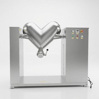 Mélangeur en V en acier inoxydable pour poudres sèches, machine à mélanger les aliments pour animaux, les prémélanges, les granulés chimiques