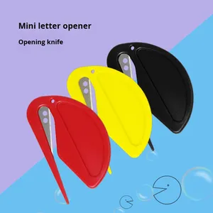 Portable Handheld <strong>Mini</strong> Paper Cutter Knives Small Courier Utility Knife Manufactured Plastic for Pet Knotting Hair Combing - Product Image 3