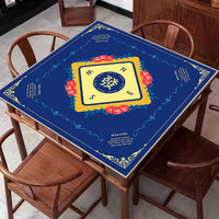 Tapis de mahjong rouge et bleu, tapis de mahjong flottant pour piscine, tapis de mahjong Elysium, tapis de mahjong blanc pour impression, tapis de mahjong 33 pouces
