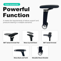 Accoudoir réglable 6D à 360° en gros °   Coussin de Bras Pivotant en PU Ergonomique pour Chaise de Bureau et de Gaming - Accessoires Fabricant OEM ODM