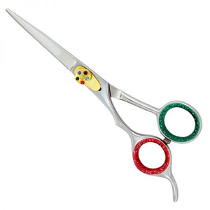 Tijeras de Peluquería Plegables de Acero Inoxidable, Rectas y Afiladas, para Diestros, Diseño Personalizado, Tijeras Profesionales para Cortar el Cabello en Salón - Product Image 1