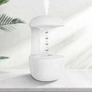 Humidificateur d'air personnalisé en forme de goutte d'eau, anti-gravité, ultrasonique, LED, petit diffuseur d'arômes pour la promotion - Product Image 6