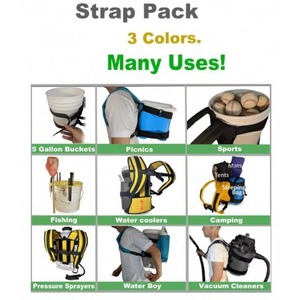 Échantillon gratuit : Sac à dos personnalisé pour seaux de 5 gallons, idéal pour la pêche sur glace, la cueillette des pommes et les activités sportives - Product Image 5