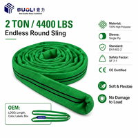 SOLI Webbing Sling SF 7:1 Kaldırma Kayışı Çift Katlı Web Slingleri Avrupa Standardı EN 1492-1 1 Yıl Garantili 2 Ton Polyester