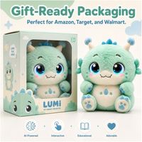 Jouet en peluche doux et sensible au toucher, compagnon vocal et oral, partenaire sensible, ami attentionnel et câlin