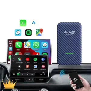 Carlink 40 Carplay Android Auto Kit Ai Caixa Adaptador Sem Fio Atualização Car Play Dongle Carlinkit 4.0 Para Apple Kia