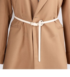 <span class=keywords><strong>Ceinture</strong></span> mince de mode simple pour femmes accessoire de petit noeud <span class=keywords><strong>sans</strong></span> trous pour <span class=keywords><strong>boucle</strong></span> en alliage de jupe et de pull - Product Image 5