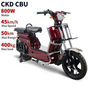 CKD SKD 800W 45 km/h 속도 50km 범위화물 직접 제조사 신제품 전기 오토바이