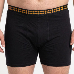 Premium Knitted Fabric Custom Waist Mid-Rise Fashionable Men <b>Boxers</b> Wholesale Cheap Price Breathable Men <b>Boxers</b> - Product Image 1