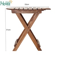 Table basse pliante en bois d'acacia, offre spéciale, Table d'extérieur