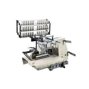 ZY1033PSM Zoyer 33-needle flat-bed double chain stitch sewing machine with shirring and smocking Industrial embroidery machine
