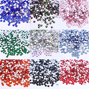 Strass non thermocollants en gros Ss6, Ss10, Ss16, Ss20, Ss30, Ss34, Ss40 en verre cristal, pierres à dos plat <span class=keywords><strong>pour</strong></span> nail art - Product Image 3