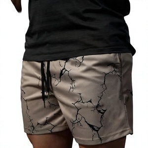 Knitted 100% Cotton Solid Mid Elastic Anti-Wrinkle Breathable Casual <b>Athletic</b> Gym Training Shorts Custom Logo OEM Wholesale - Product Image 2