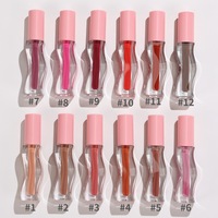 Échantillon gratuit OEM Logo personnalisé Marque privée Brillant à lèvres hydratant et repulpant pour les lèvres Cosmétiques Brillant à lèvres longue durée