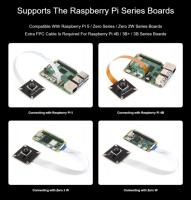Modul Kamera IMX415 8MP Auto Focus 4K 2160p MIPI untuk Raspberry Pi 5/4B/Zero