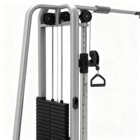 Équipement de musculation en acier réglable avec logo personnalisé, machine de fitness crossover, musculation commerciale