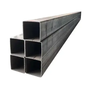 热销Ms焊管热轧黑碳方形矩形空心钢管建筑用管样品