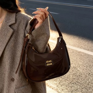 Nouveau sac vintage en forme de croissant pour femme, texture premium, élégant et polyvalent, sac à bandoulière, sac à main tendance en forme de dumpling - Product Image 1