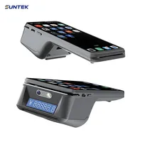 Terminal POS Portátil Suntek Android con Escáner de Código de Barras de 58 mm, Lector de Códigos QR 1D y 2D