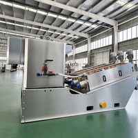 Déshydrateur à vis multi-disques de qualité industrielle à empreinte compacte pour usine d'eau potable à cycle rapide