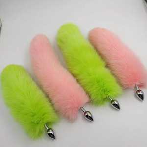 Cola de zorro para chica, cola larga, cola de animal, tapón para culo, lesbiana - Product Image 4