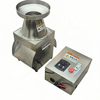 Pengolah Makanan Komersial Stainless Steel, Pencacah Daging Bawang Putih, Penggiling Sayuran Jahe dengan Motor 220V