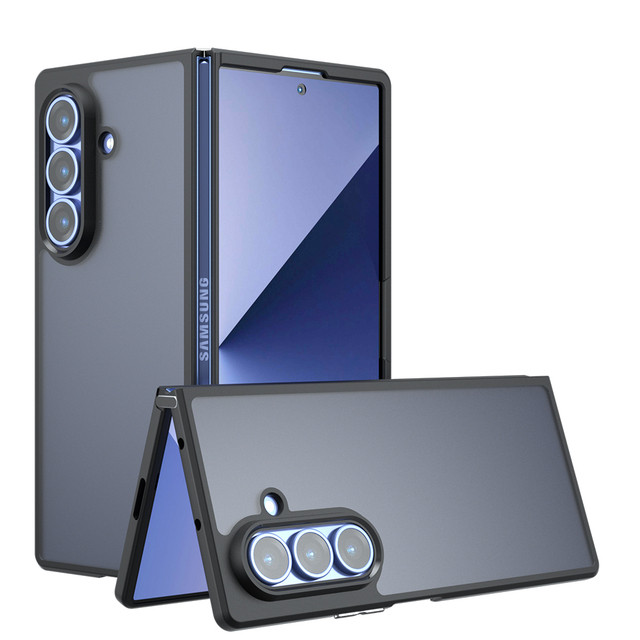 Drop-resistant Phone Case Transparent Phone Case Frosted Matte Clear Case Cell Phone Cover for Samsung Galaxy Z Fold 7