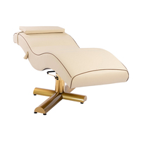 Nouveau lit de massage facial en S de qualité supérieure 2026 avec appui-tête, idéal pour tatouage et extension de cils, dossier réglable en hauteur par pompe hydraulique