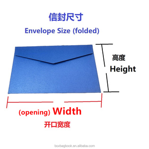 Quảng châu chất lượng cao tùy chỉnh tái chế giấy A4 C5 C6 C7 C8 DL ZL #9 #10 cứng nhắc đám cưới phong bì màu đỏ bao bì cho thẻ đồ trang sức - Product Image 4