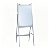 Tableau blanc de tableau blanc magnétique double face relié par bureau